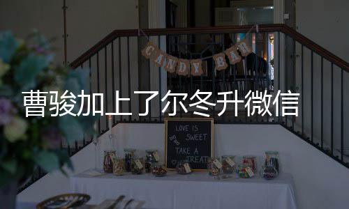 努力 尔了尔曹骏出击冬升冬升好好微信主动加上要