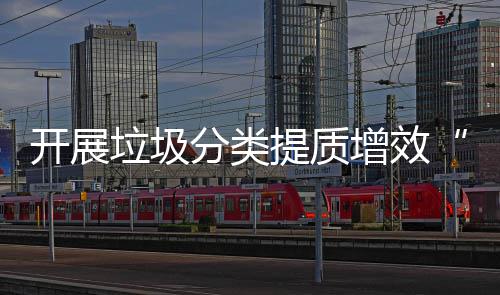 项行垃圾动增效提质三开展分类